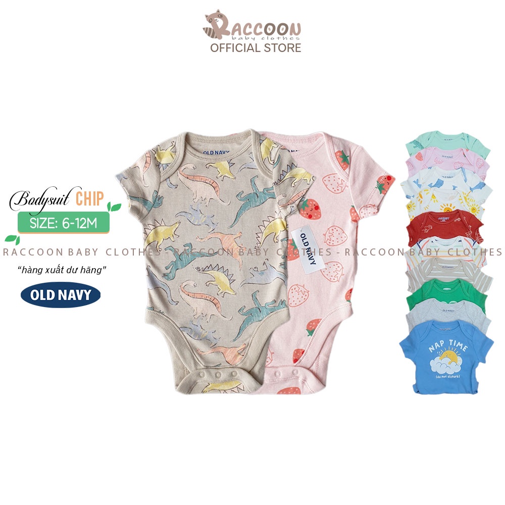 Bộ đồ liền thân áo tay ngắn bodysuit body chip bé trai bé gái Old Navy (chọn mẫu)