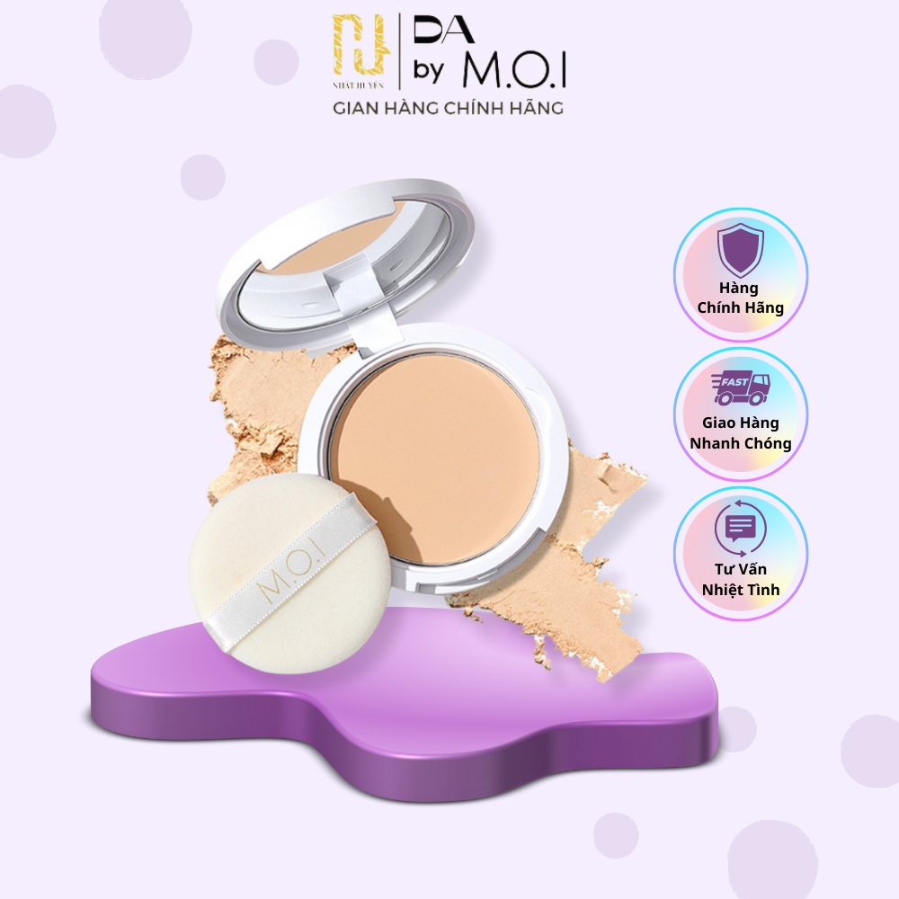 Phấn Phủ M.O.I Baby Skin Powder Kiềm Dầu Kháng Nước 10g