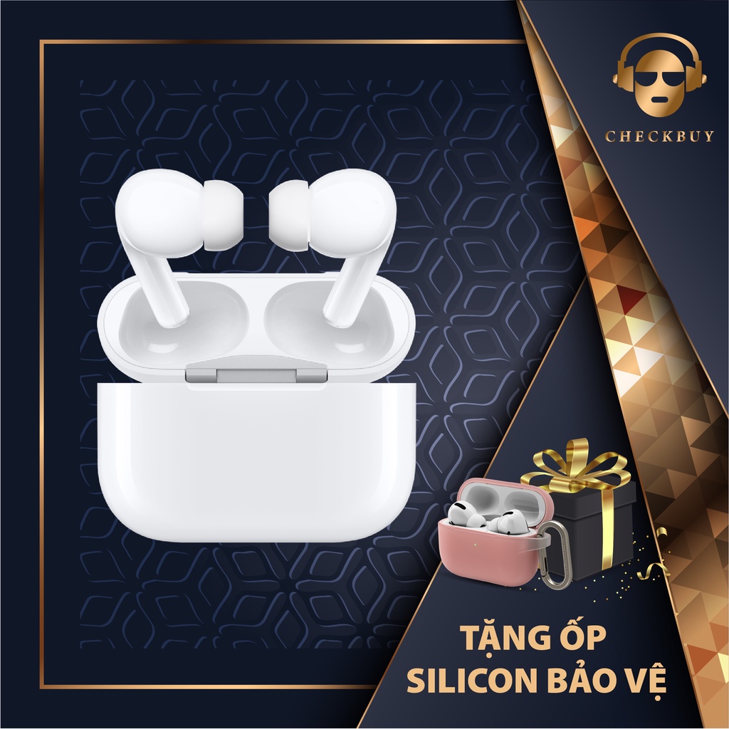 Tai Nghe Bluetooth PRO - Chống Ồn ANC Cao Cấp Nhất - Đầy Đủ Các Chức Năng - Sạc Không Dây - Tặng Ốp Silicon Bảo Vệ
