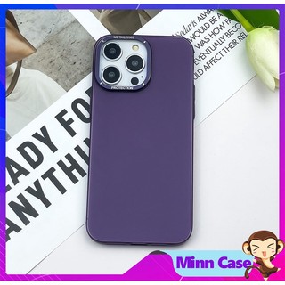 Ốp điện thoại iphone PC cứng nhám chống vân tay cho 14 13 Pro MAX 14 Plus 12 Pro MAX MinnCase