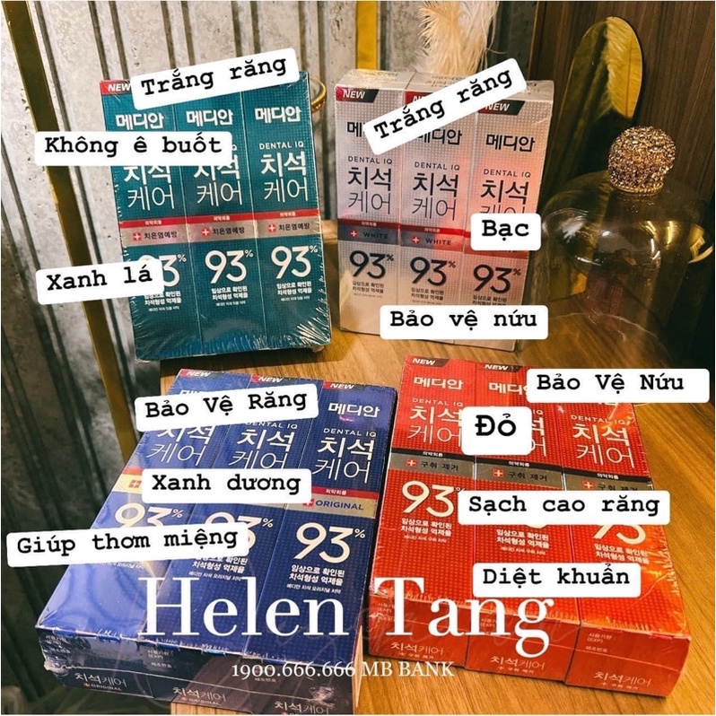 Kem đánh răng Median 93% - giao màu ngẫu nhiên