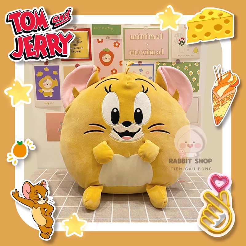 Thú bông Mèo Tom và Chuột Jerry trong phim Tom And Jerry hàng chính hãng Peanuts Club