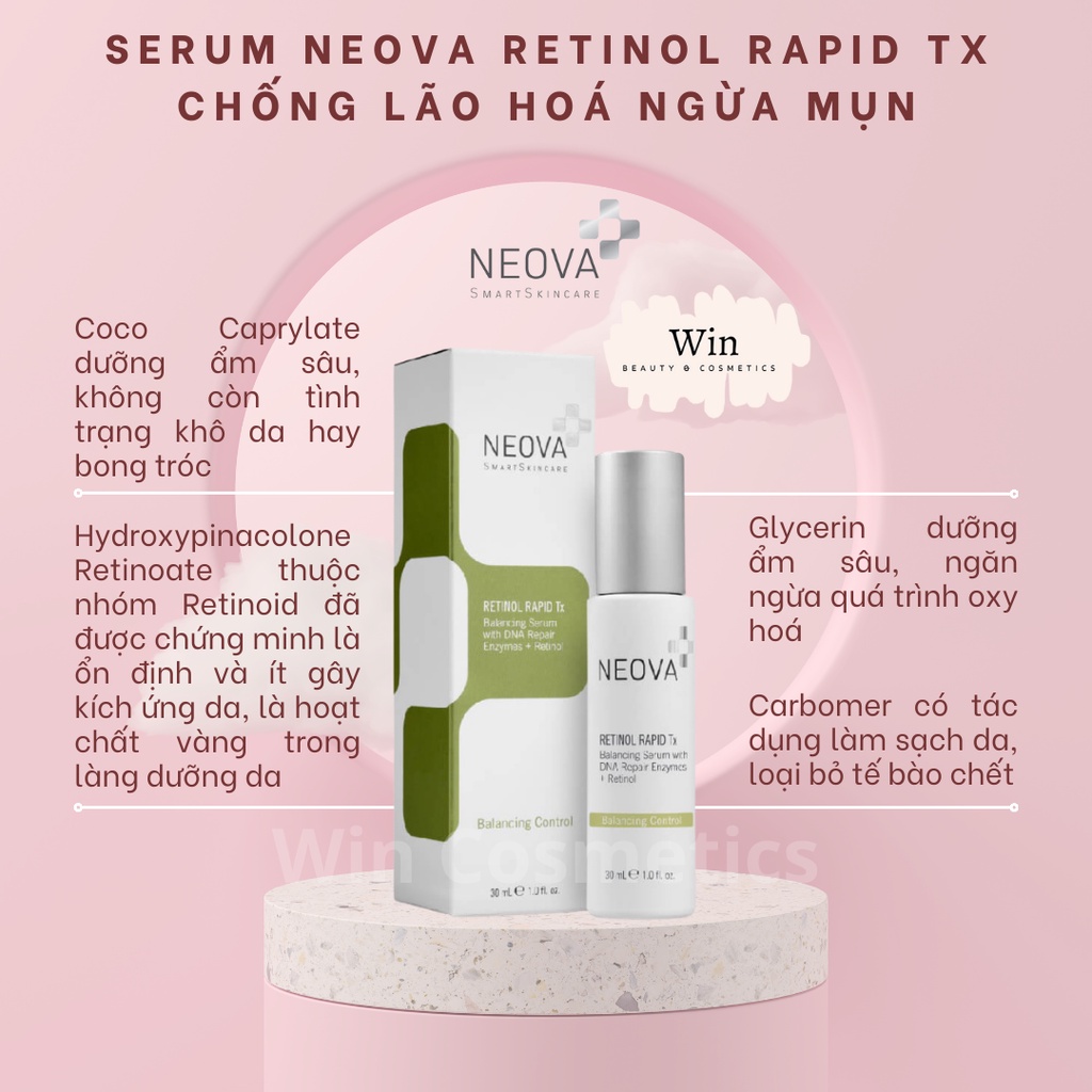 Serum Neova Retinol Rapid TX chống lão hoá ngừa mụn