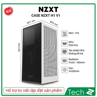 (NEW) Vỏ case NZXT H1 V1 White