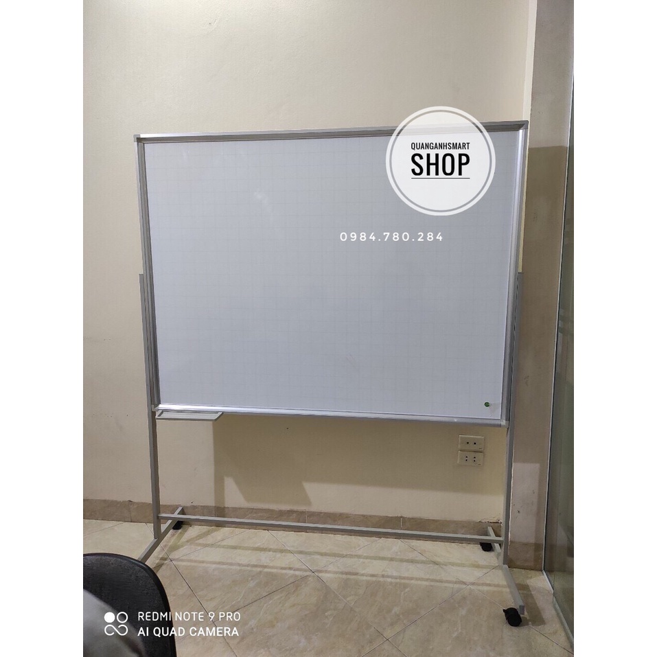 Bảng từ trắng di động có chân KT 1.2x1.6m
