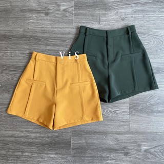 quần short nữ vải tây