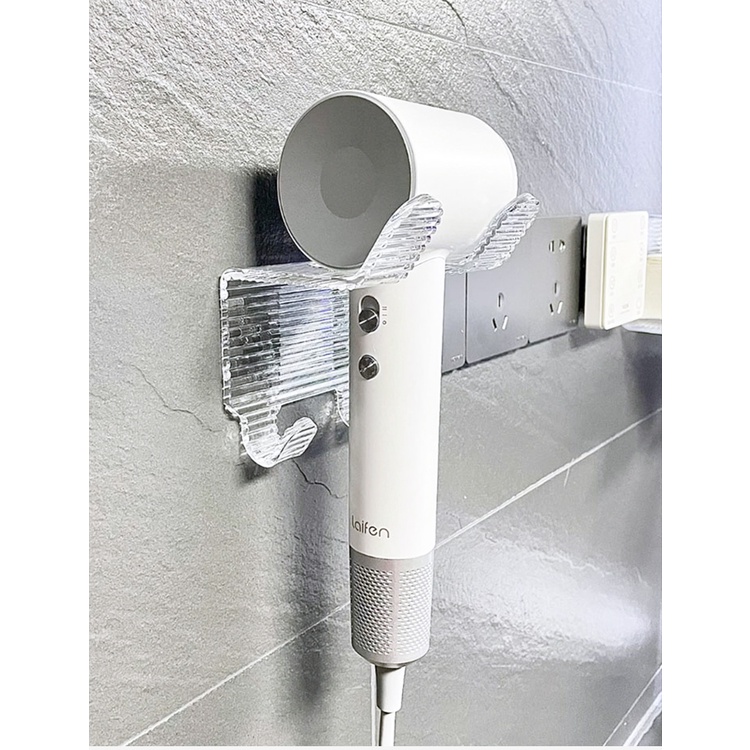 Giá Treo Máy Sấy Tóc Gắn Tường Bằng Acrylic Sang Trọng Tiện Dụng Cho Nhà Tắm