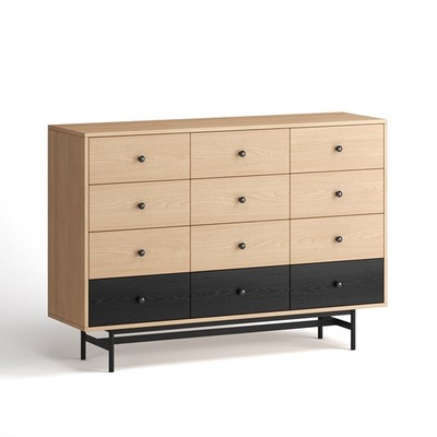 CHOCO, Tủ lưu trữ, Tủ đựng đồ DRA_330, 140x40x98cm, tủ gỗ Scandi Home