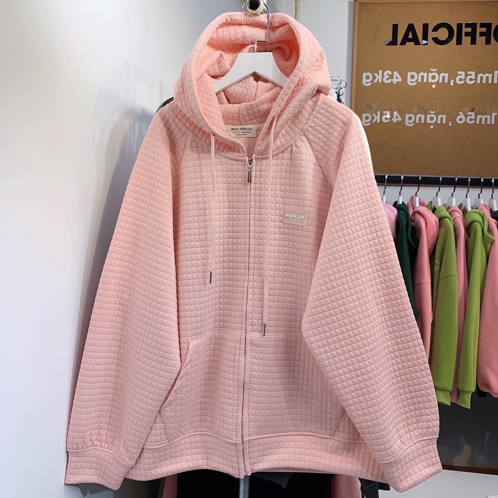 S023 Áo Hoodie Zip Nỉ Xốp Mon - 2023