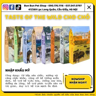 (12.2KG) Hạt khô Taste of the wild cho chó bao lớn [ĐẠI LÝ CHÍNH HÃNG - CÓ BÁN SỈ]