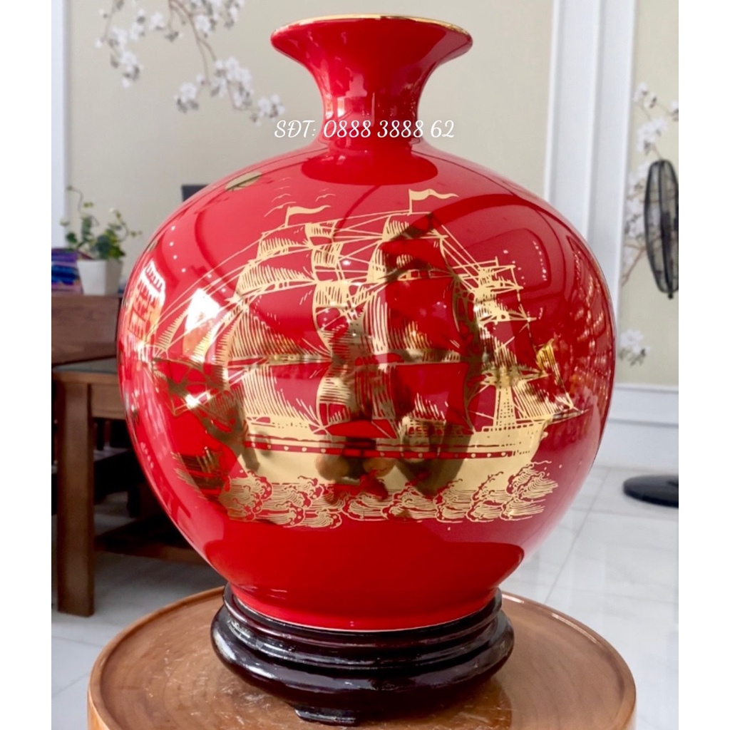 Bình Hút Lộc Bát Tràng - Bình Tài Lộc, Bình Phong Thuỷ Thuận Buồm Xuôi Gió