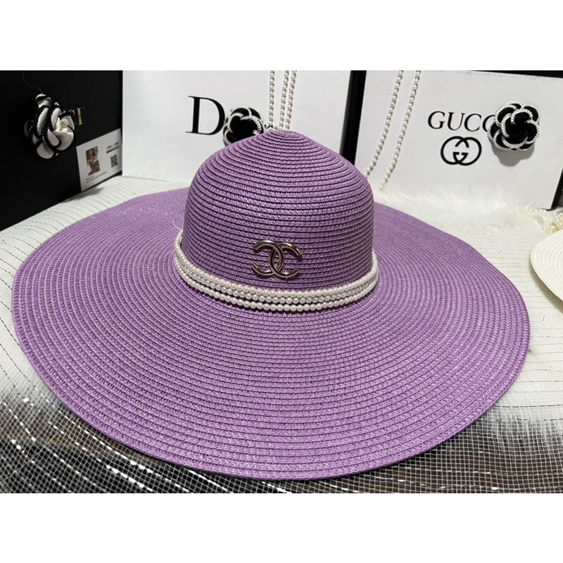 Mũ Cói thời trang đi biển Vành Rộng Mũ đẹp sang trọng