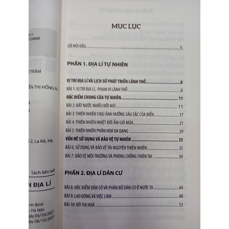 Sách - Sổ tay kiến thức vận dụng môn địa lí