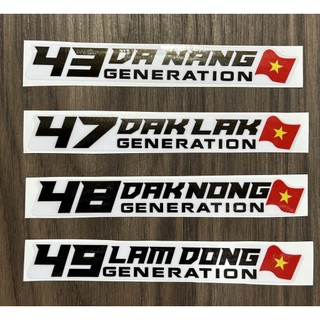 Tem 63 tỉnh thành dán xe máy TanthanhPT