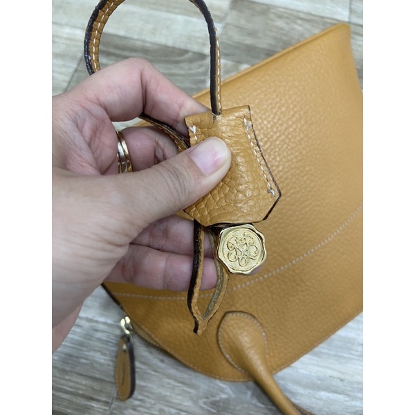 Túi si da thật dáng HM