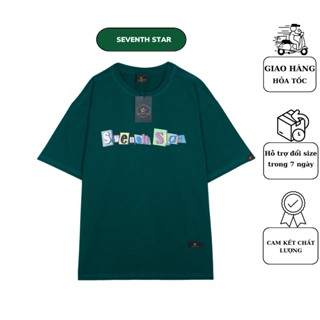 Áo thun form rộng tay lỡ Tee Holograms Seventh Star Màu Xanh