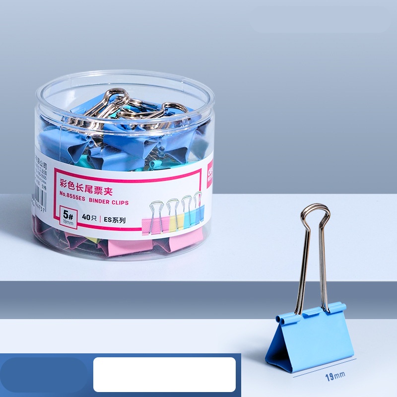 Kẹp Bướm, Kẹp Tài Liệu Màu Deli 19mm 25mm 32mm 41mm 50mm - 855xES