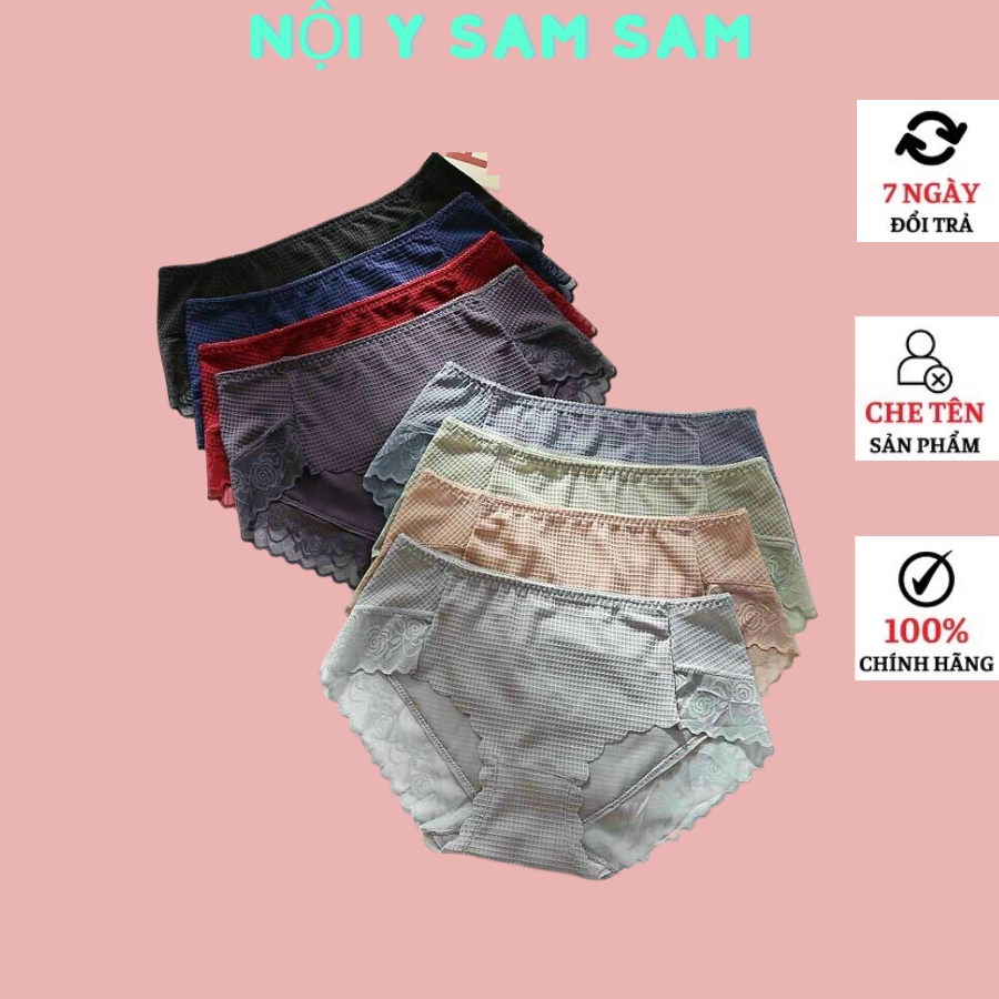 Quần Lót Nữ SAM SAM Không Đường May Ép Mịn Có Đủ Màu Như Hình Và Free Size Từ 40kg-60kg SAM SAM