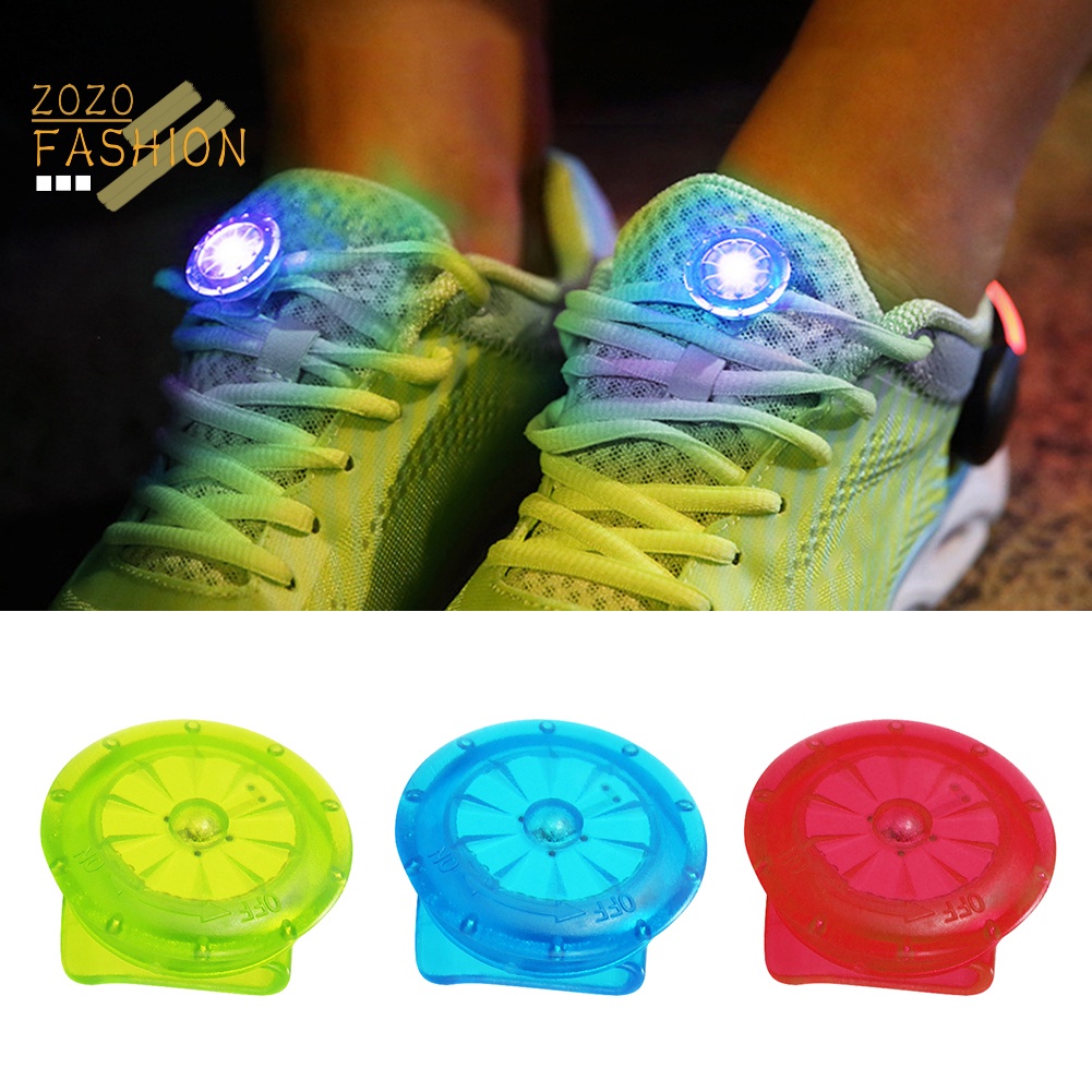 Bộ Đèn LED Tròn Mini Gắn Giày Chạy Bộ Tiện Dụng