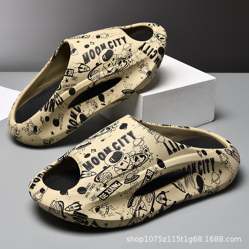 Dép bánh mì đế mềm 4cm tăng chiều cao dành cho nam mẫu mới 2023