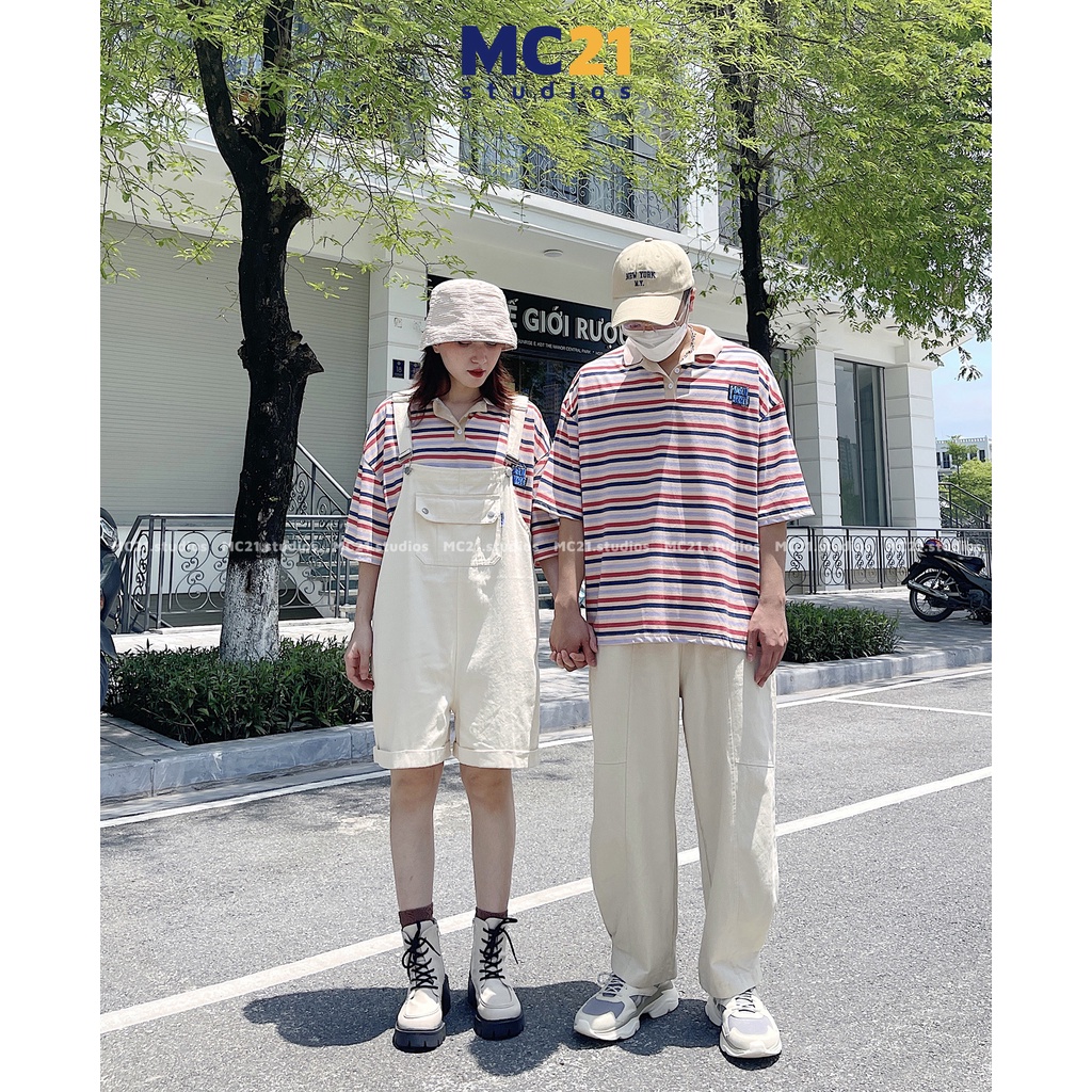 Áo thun polo nam nữ kẻ tay lỡ MINION CLOTHING phông Unisex tee oversize form rộng pull Ulzzang Hàn Quốc vải mềm A2718