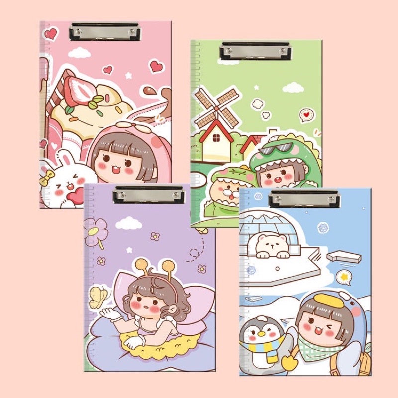 Bìa trình ký kẹp file tài liệu A4 dễ thương loại đẹp