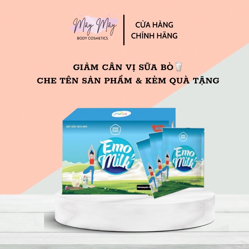 Giảm cân EmoSlim BỘT SỮA BÒ TÁCH BÉO CHÍNH HÃNG - Giảm cân cấp tốc - hiệu quả