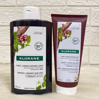 Dầu gội và dầu xả Klorane ngăn ngừa rụng tóc
