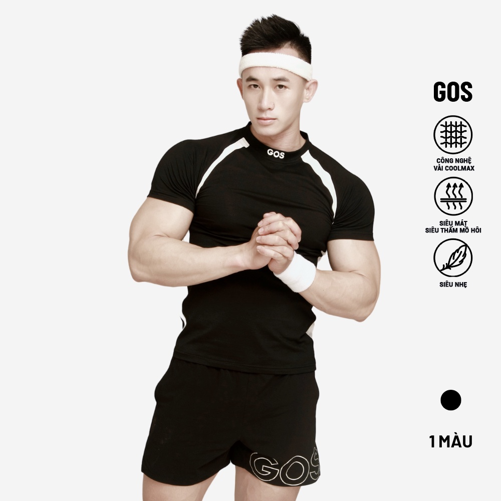 Áo thể thao có tay phom body GOS PUMP S1