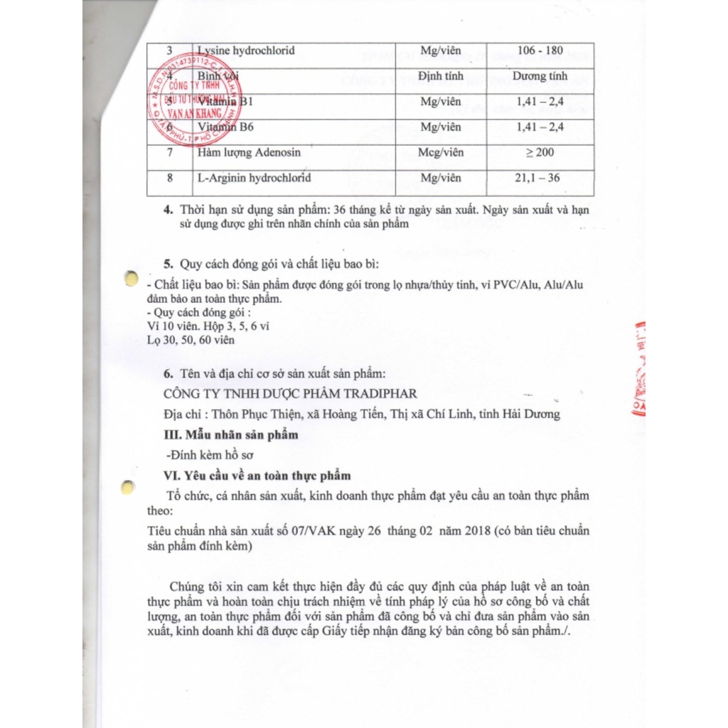 Viên Uống Đông Trùng An Khang VAK Giúp Hỗ Trợ Bồi Bổ Cơ Thể Kích Thích Tiêu Hóa Ăn Ngon Hộp 30 Viên