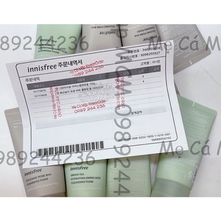 Sữa rửa mặt Innisfree các loại MCM Mẹ Cá Mập