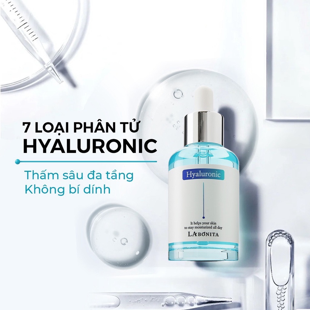 Combo 2 Sản Phẩm Dưỡng Ẩm Và Nâng Tone Da La Bonita (Serum Hyaluronic Acid 50ml + Kem Brightening Tone-Up Cream 40ml)