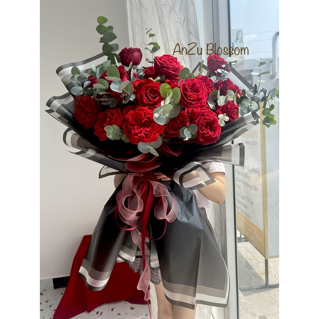 Bó hồng ohara 25 bông size lớn