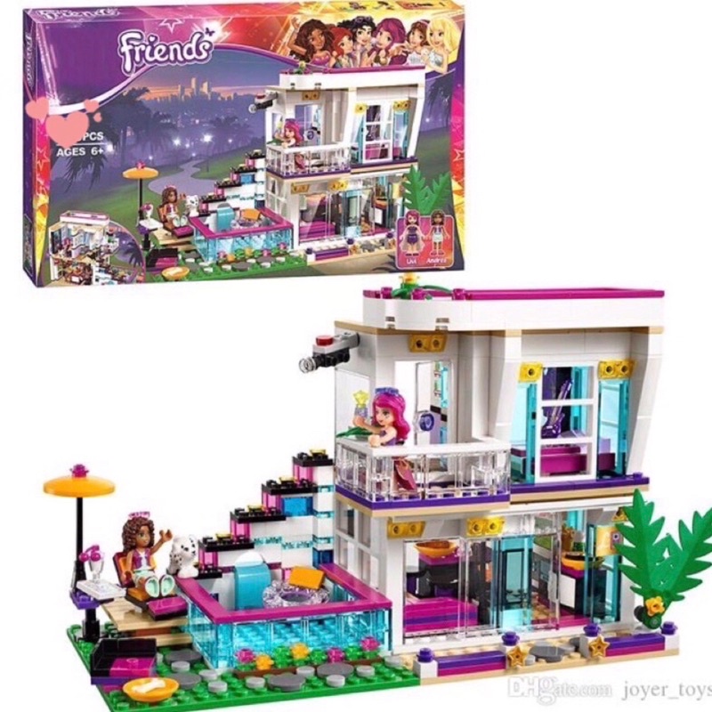 Đồ chơi lego friend nhà biệt thự hai tầng sx3008 friends