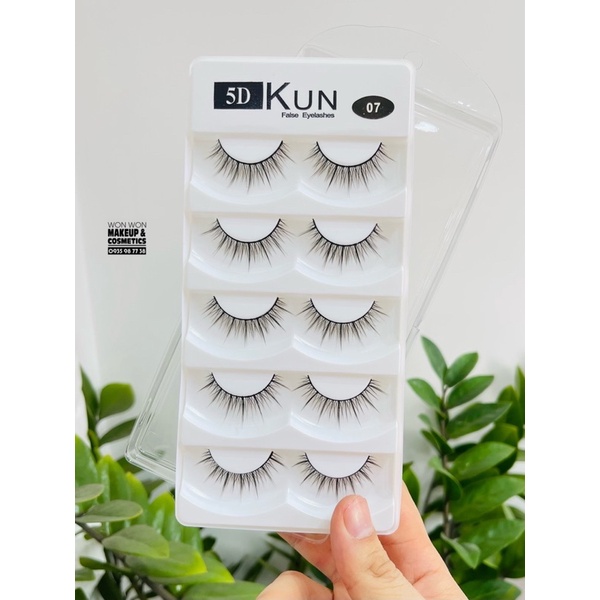 Mi giả tự nhiên Kun 07,09,10,12  cao cấp chuyên dùng cho makeup