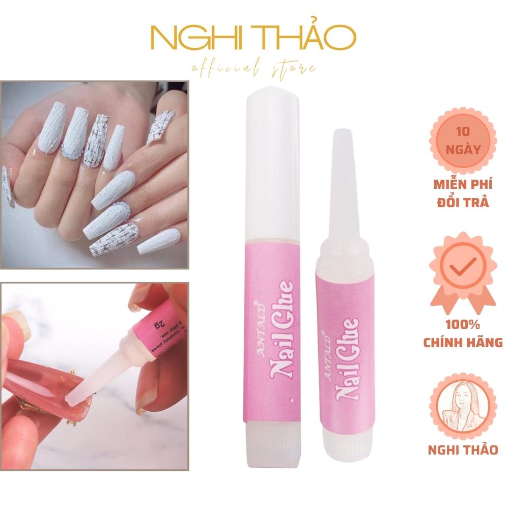 Keo dán móng mini nail box NGHI THẢO 2g