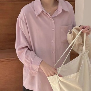 Áo sơ mi lụa cát (2308), Áo sơ mi nữ dài tay Hàn Quốc