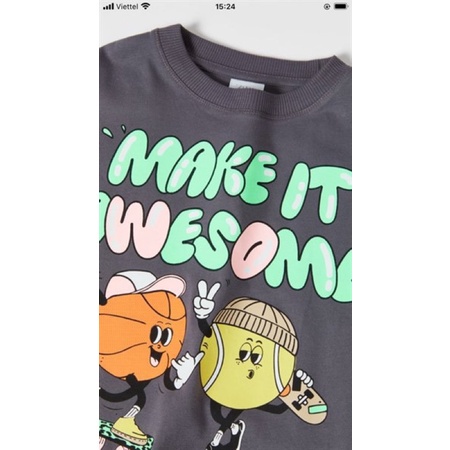 Áo phông bé gái siêu xinh vợt sale giá rẻ