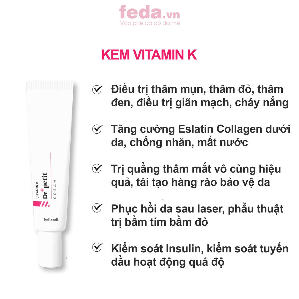 KEM VITAMIN K PHỤC HỒI SAU XÂM LẤN