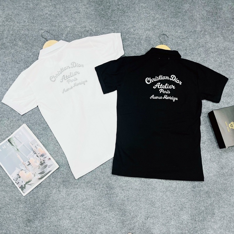 Áo polo nam cao cấp, áo thun vải cotton không xù lông in hình form chuẩn kiểu Hàn Quốc