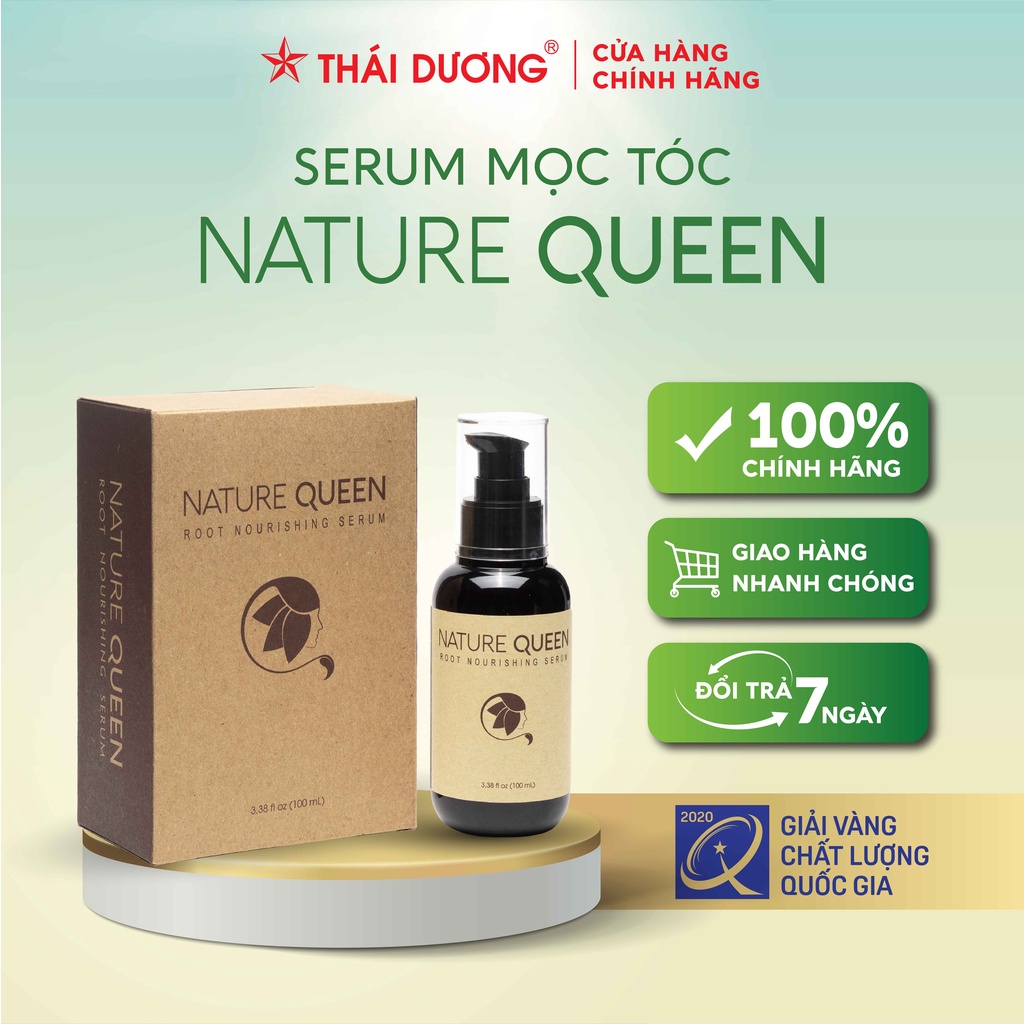 Serum NATURE QUEEN giúp mọc tóc  100ml - Sao Thái Dương