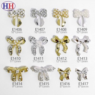 Set 10 charm nơ ,charm trang trí móng các loại mới