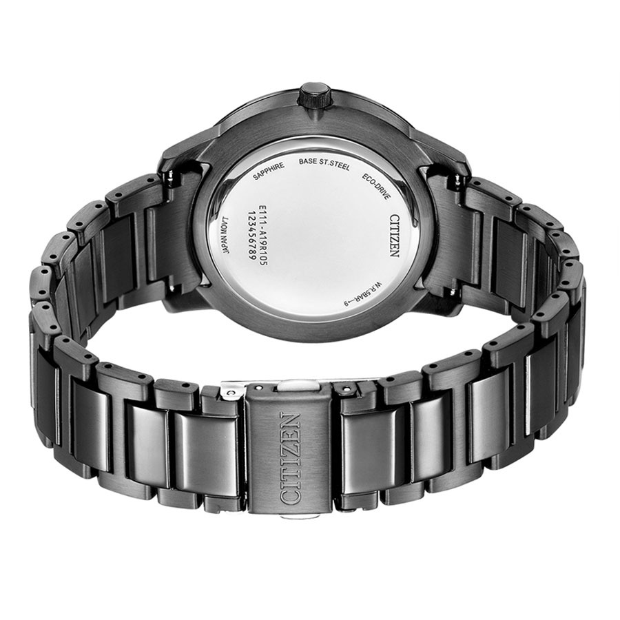 Đồng Hồ Nam Citizen Dây Thép Không Gỉ BM7595-89E - Mặt Đen (Sapphire)