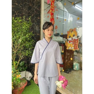 Bộ nữ đi chùa vải kate