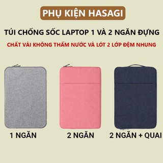 Túi Đựng Laptop Chống Sốc Macbook Ultrabook 1/2 Ngăn 12inch, 13.3Inch, 14 inch, 15.6Inch và 16Inch - Túi laptop nam nữ