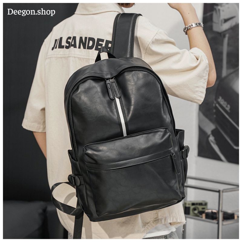 Balo da nam thời trang cao cấp cặp đi học nam nữ đựng laptop 15.6 ich siêu chống thấm nước giá rẻ