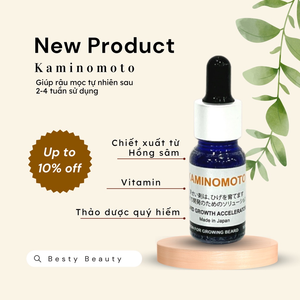 Mua Serum Kích Mọc Râu Kaminomoto Nhật Bản Kích Râu Mọc Nhanh, Đen, Rậm ...