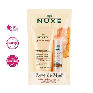 Set Nuxe son dưỡng và kem dưỡng tay Nuxe Giữ ẩm tốt nhất với mùi hương nhẹ dịu từ thảo mộc - Mecskincare