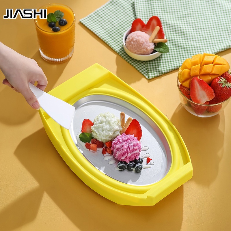 Máy làm kem/ sữa chua/ khoai tây chiên JIASHI mini tại nhà không cần cắm điện tiện lợi