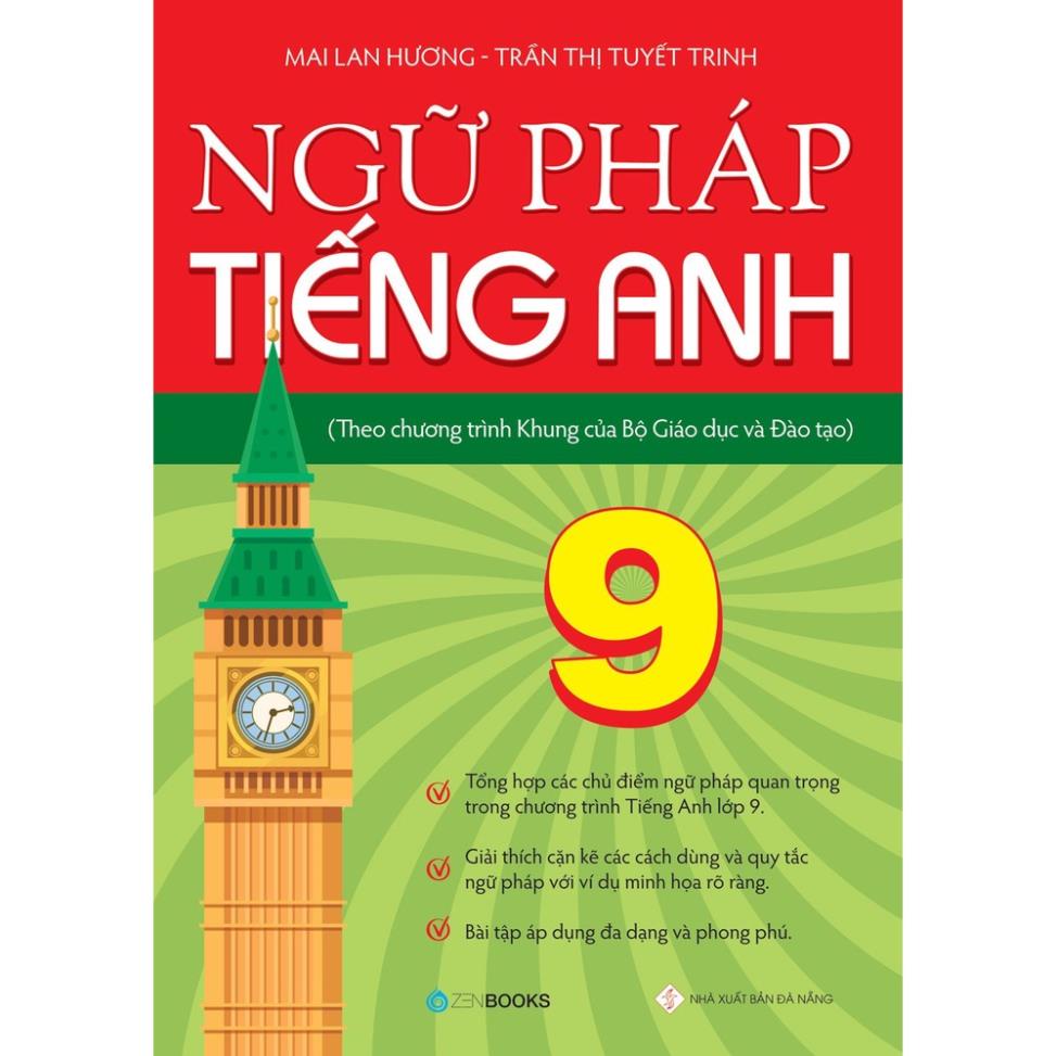 Sách - Ngữ Pháp Tiếng Anh Lớp 9 (Theo CT Khung của Bộ GD&ĐT) - ZenBooks